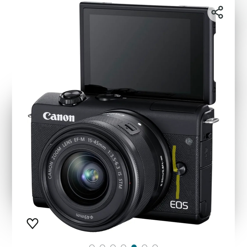 Canon EOS M200 Camera w Dual Charger and extra 2 batteries - Picture 2 of 14